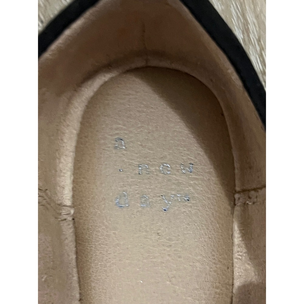 A New Day Womens Black Pointed Toe Flats Textile Slip On Shoes Size 7 - Picture 7 of 8